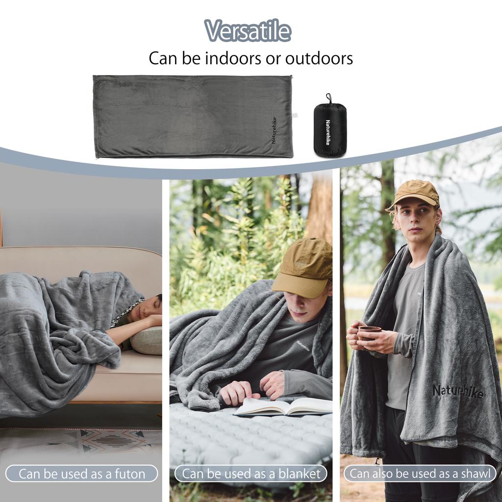 Naturehike New Sleeping Bag Machine Washable Warm Fleece Sleeping Blanket Ultralight Portable Winter Camping Sleeping Liner