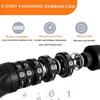 Bicycle Lock Combination, 1.2 Meters X 6mm Heavy-duty Bike Chain Lock with 5-digit Resettable Code—high-security Anti-cut Bicycle Lock
