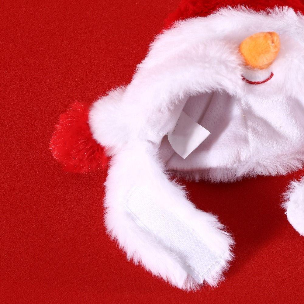 Soft Cat Santa Hat Comfortable Pet Christmas Snowman Hat Dog Christmas Hat  Christmas