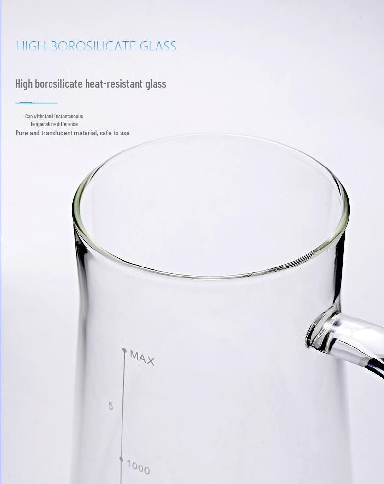 Glass Cold Brew Coffee & Tea Pot - Perfect for Iced Coffee, Juice, and Fruit Infusions