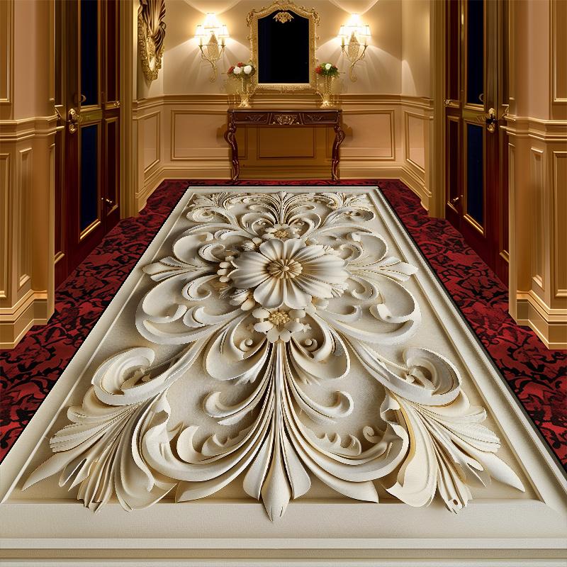 

Роскошный ковер для гостиной в европейском стиле, большой размер, ковер для конференц-зала, великолепные ковры, декор комнаты, домашние напольные коврики, настраиваемая альфомбра 80*120cm