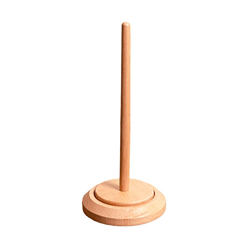 1PC Single/Double Spool Rotatable Wooden High-quality Storage Winding Durable Yarn Holder Spinning Knitting Tools