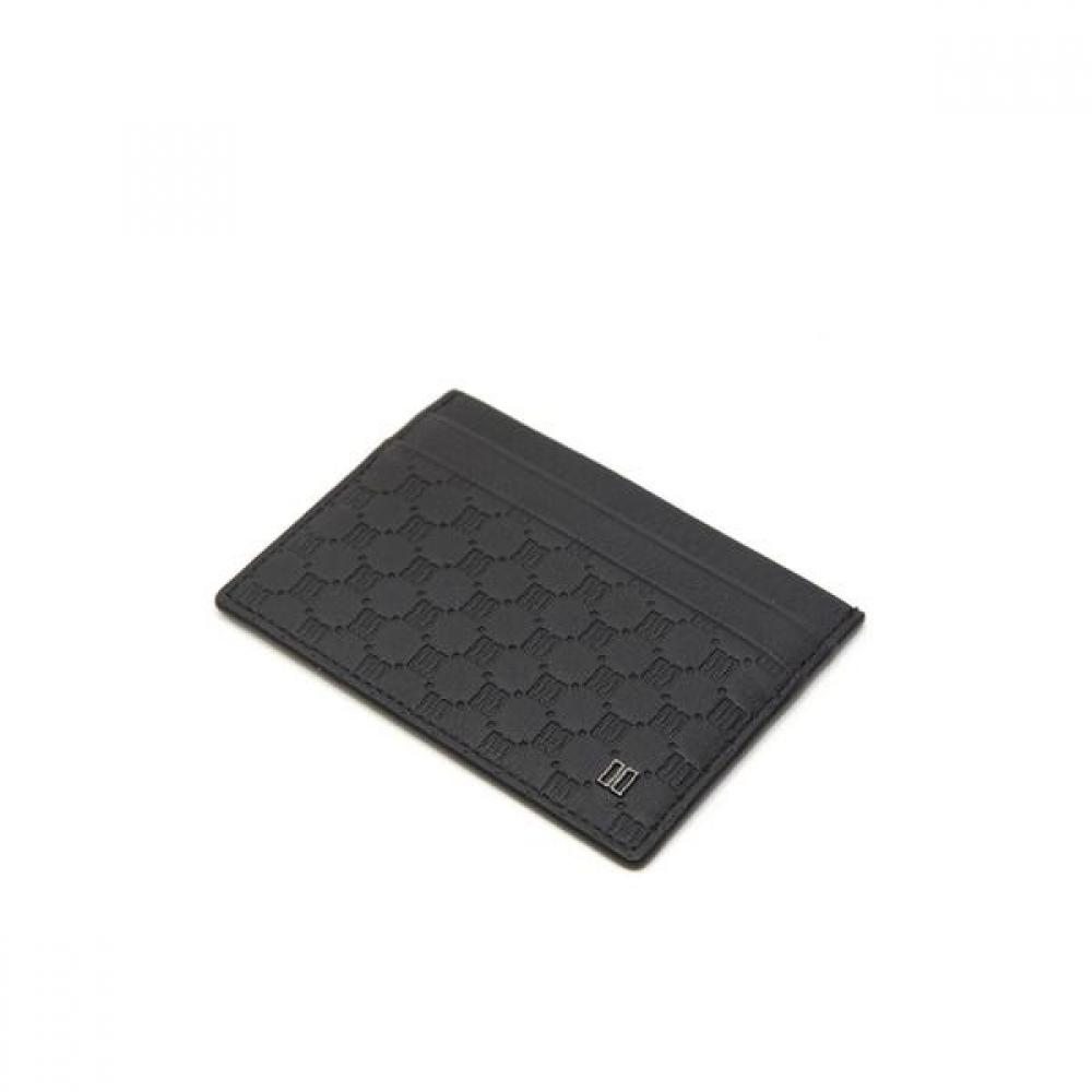 Daks Black Leather Louis Embossed Dd Pattern Card Holder Dbho4f369bk