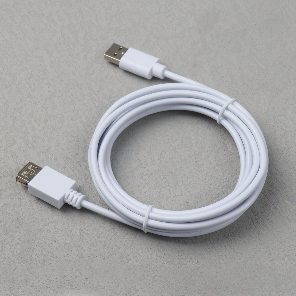 USB 2.0 Male To Female Charging Extension Cable For USB Fans Lights And Other 5V Devices Connection Cord