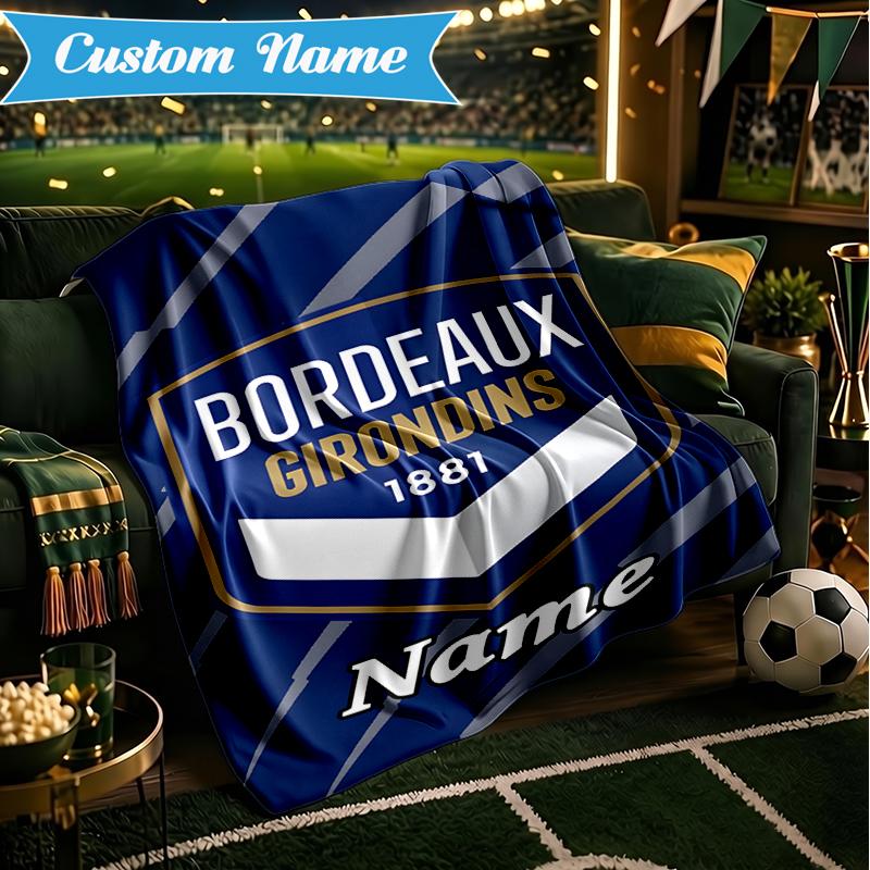 Custom Name Inter Milan Crest Blanket Lightweight Ideal Bedding Blanket Perfect for Travel, Camping, Living Rooms, Sofas, Christmas Gift