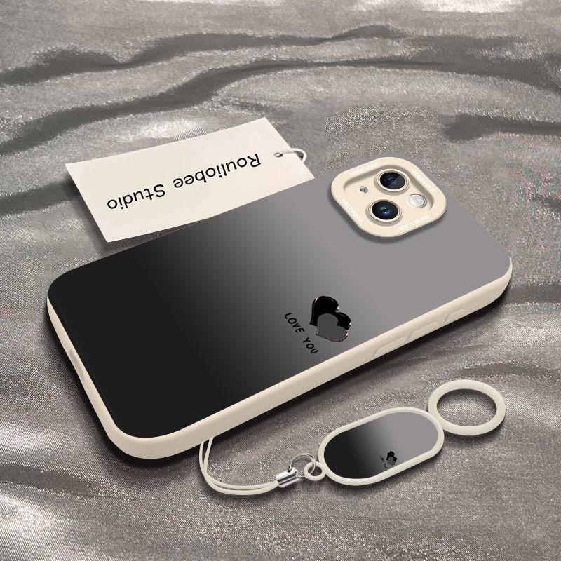 Gradient Love Apple 16promax New Phone Case IPhone15Plus 13mini14 12 Protection Case