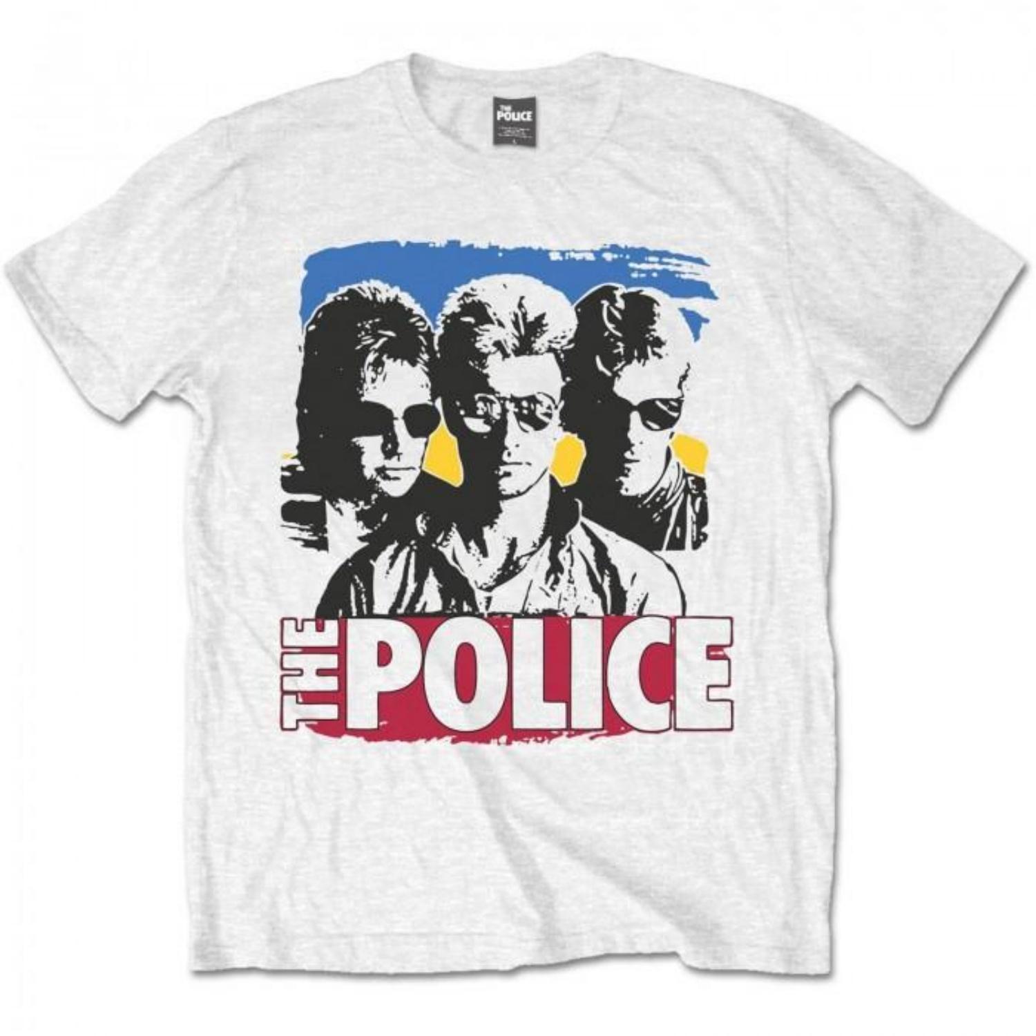 

The Police Unisex Adult Band Cotton T-Shirt S разноцветный