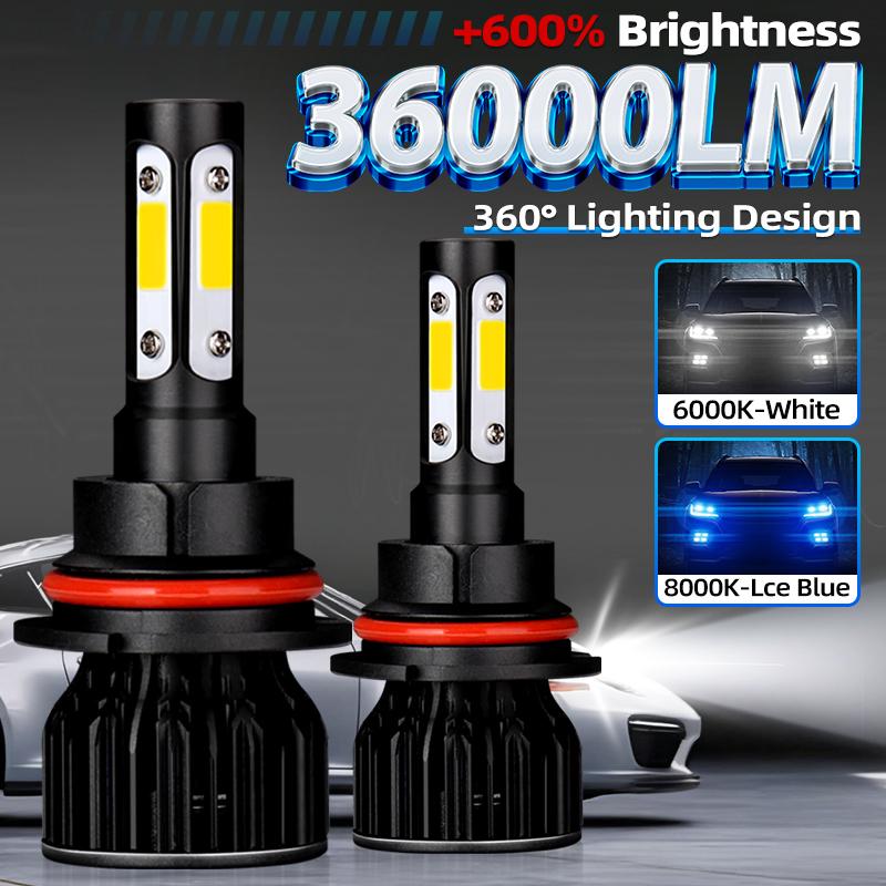 H7 H11 H13 LED Car Headlight Bulbs 36000LM 9005 HB3 9006 HB4 9012 Hi/Lo Bulbs 9004 For Car Headlamp LED Fog Light 6000K 8000K