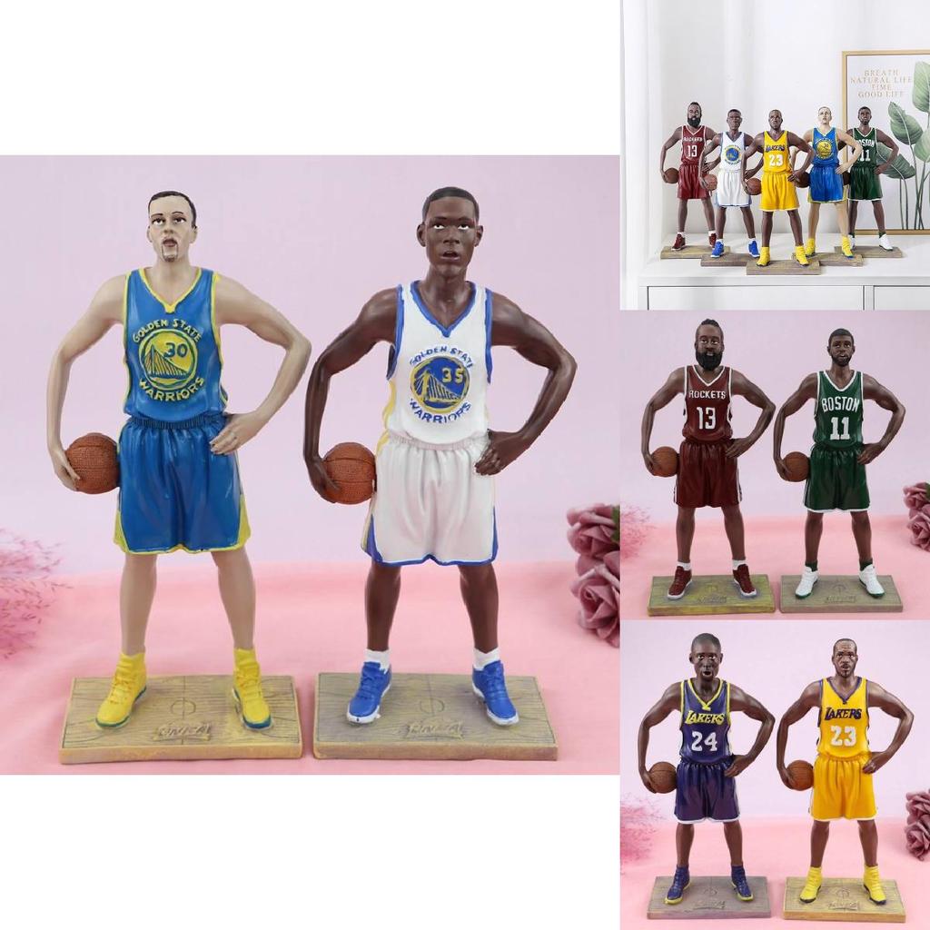 Basketball Star Lebron James Curry Harden Irving Figurine Resin Collectible Model