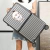 PACKAGE FASHION Women's Durable Rolling Luggage