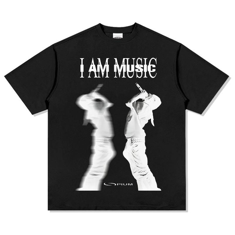 

Американский хип-хоп Играй меньше Playboi Carti Мужская футболка с коротким рукавом Мужская Женская Ретро Мода Топ с коротким рукавом 4XL