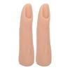 Nail Training Finger Bendable Flexible Silicone Practice Finger Model for Tattoo Acupuncture Practice 2pcs