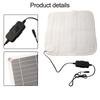Manta Aquecedora para Animais de Estimação Alimentada por Energia Solar 42x29cm Impermeável Algodão Tapete Elétrico Fornecimento de Calor Ajustável Para Animais de Estimação Interior Exterior