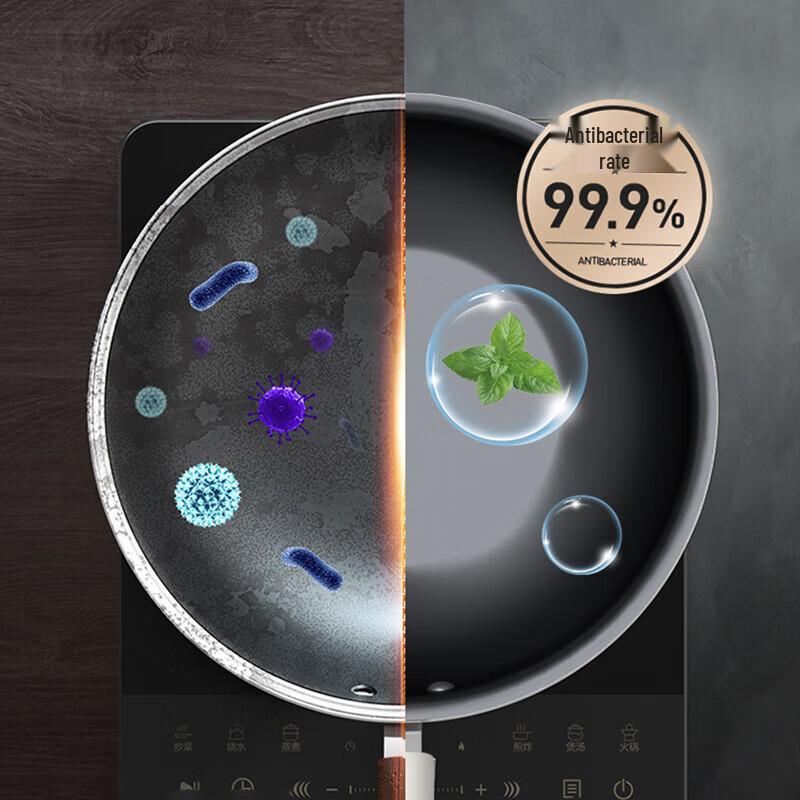 SUPOR 32cm Anti-Bacterial Non-stick Wok