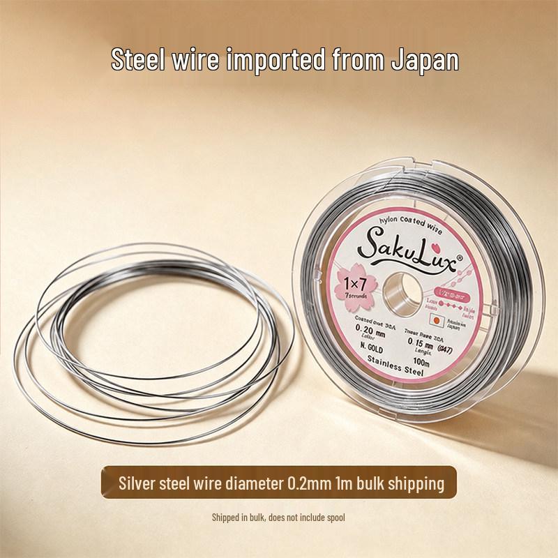 Ultra-Fine Steel Wire & Soft Thread for Pearl Necklace and Bead Bracelet DIY