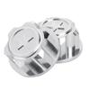 4pcs Aluminum Alloy Wheel Hub   Cover Accessory Fit for   X Maxx 1Celsius10 RC Car(Black )