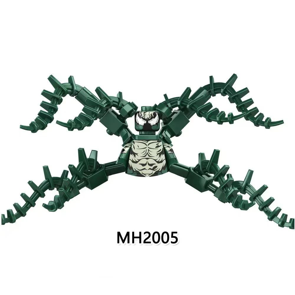 

Marvel Человек-паук Призрачный гонщик классический персонаж строительные блоки кирпич игрушка мини-модель кукла детский праздник подарок на день рождения