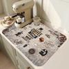 Coffee Machine Mat Coffee Machine Absorbent Non-Slip Mat Kitchen Countertop Drain Mat Kitchen Absorbent Non-Slip Mat