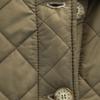 MACKINTOSH SCOTLAND Made In USA Quilted Coat 36 Khaki Back Bore Women Used