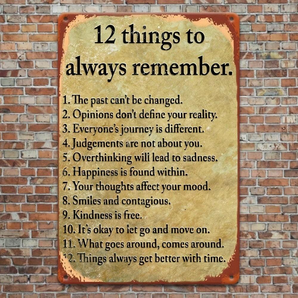 Retro Metal Paintings, Furniture, Living Room Decoration 20x30cm