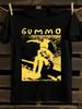 Gummo Bunny Boy v6 Schwarz-Weiß-Label Schwarzes T-Shirt