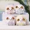 Cute Sheep Plush Keychain With Pp Cotton Filling For Gift And Decor