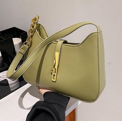 Underarm Bags Simple Fashion Handbags Women Shoulder Bag  High Quality Leather Purses Leisure Luxury Designer Crossbody Bag