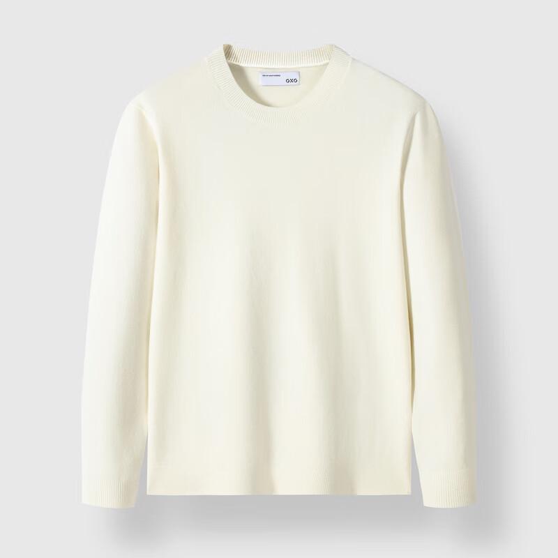 GXG Men's 2024 Autumn Round Neck Knit Sweater