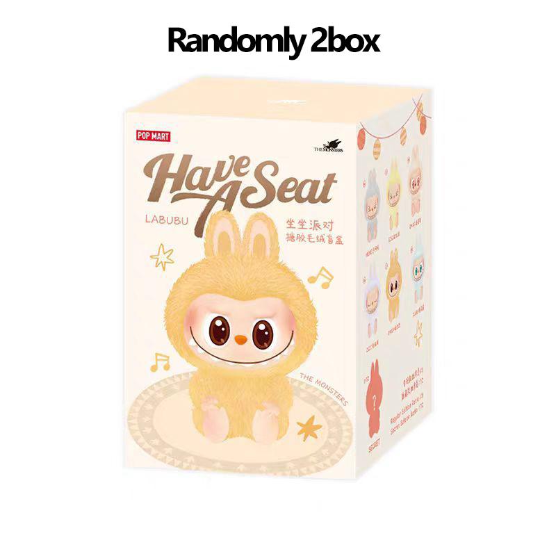 NUEVO Labubu El Monstruo de Esmalte V1 V2 Serie Caja Ciega de Peluche, Juguete de Base de Vinilo, Personajes Animados, Caja Sorpresa Misteriosa, Caja Ciega Llavero
