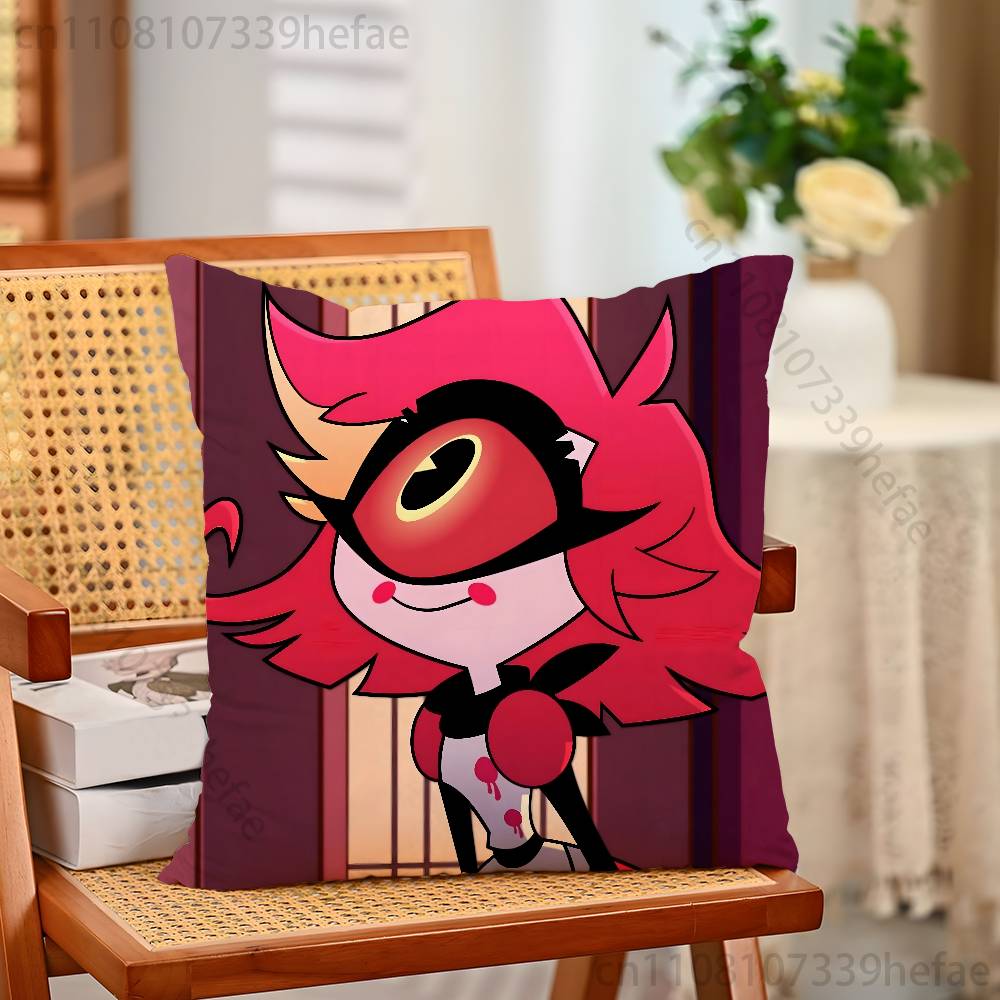 HHazbin Hotel Niffty Throw Pillow Case For 45x45cm55x55cm30x30cm For Home Bedroom Decoration And Protector