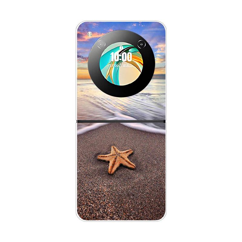Hülle Für ZTE Nubia Flip NX724J Fundas Transparent Hart Faltbar Stoßfest Bumper Für ZTE Libero Flip 5G Nubia Flip2 Klare Abdeckung