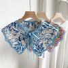Women's Lightweight Shawl Scarf - Spring/Autumn, All-Match Print, Korean Chic Decorative False Collar