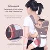 Four-Season Baby Carrier for Cycling: Dual Horizontal & Front/Back Use, Soothes Baby To Sleep Hands-Free.