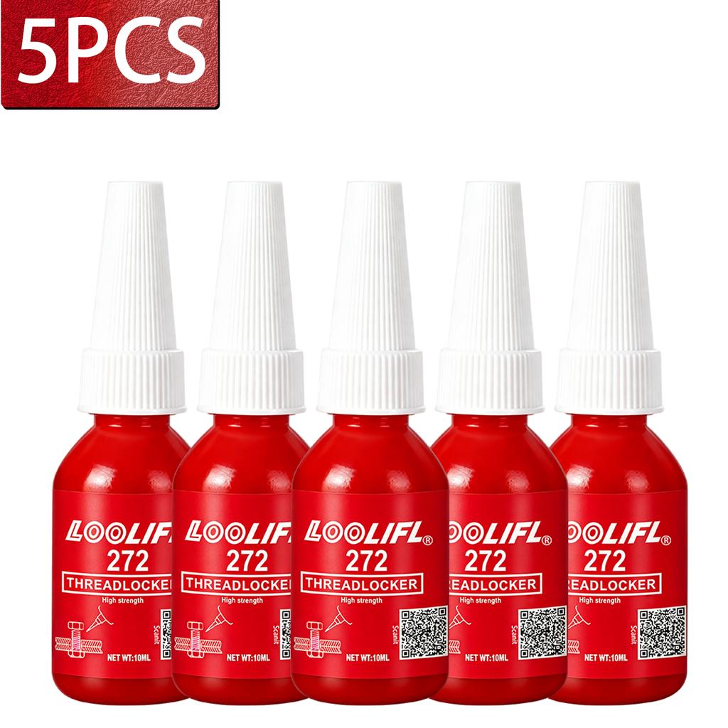 LOOLIFL 243 271 272 263 262 Thread Locker Blue Red Medium Strong Strength Threadlocker Fasteners Metals Anaerobic Screw Glue Thread Lock3