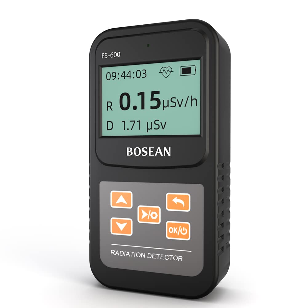 

BOSEAN Radiation Water Quality Radiation Nuclear Wastewater Nuclear Radiation Beta Gamma Radioactive Space Power Supply AAA Battery Power English User білий