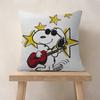 Art Cartoon SSnoopys Pillow Cover Sofa Cushion Cover Home Room Decoration Children Gift