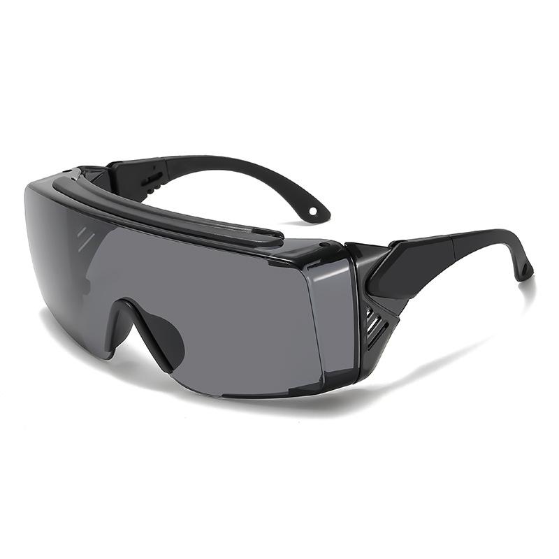 Non-polarized Safe Protection Glasses for Work Telescopic Adjust High Definition Ventilate Windproof Windproof Sunscreen Men Women Goggles