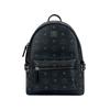 Classic Double-Sided Studded Coated Canvas Backpack Unisex Backpack Black MMK6SVE37BK001