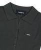 MAHAGRID Button-Up Collar Knit Charcoal(Mg2Fmfk616A)