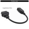 OBD2 Diagnostic Cable Adapter 3 Pin To 16Pin Connector Vehicle Diagnostic Adapter Cable Automotive Cable for Vehicle
