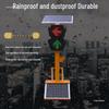 Movable Solar Traffic Signal Light for Driving School Intersections