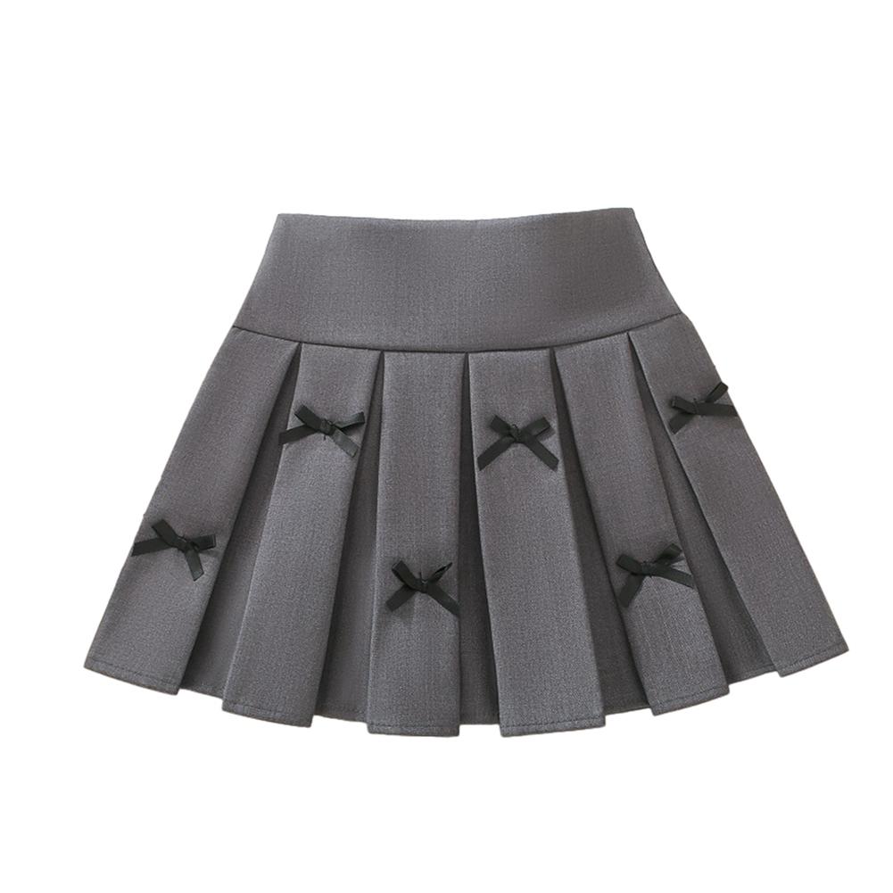 3-14 Years Kids Girls College Style Pleated Skirt 160
