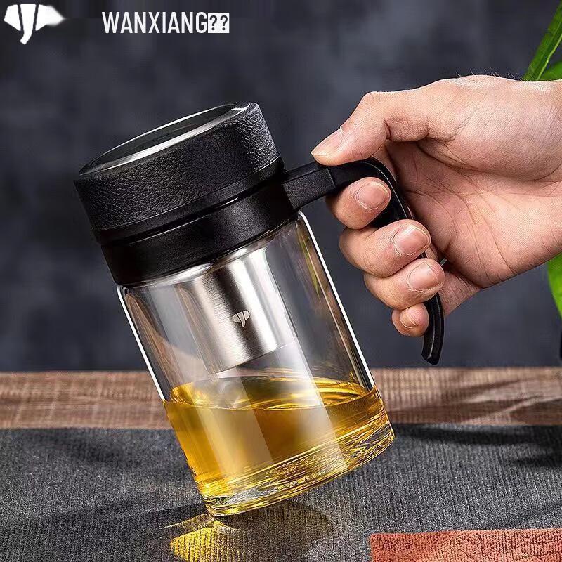 WANXIANG Single-Layer Glass Cup with Handle
