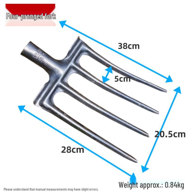 Manganese Steel Four-Tine Digging Fork