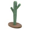 Cat Scratching Post Furniture Protection Stable Base Sisal Pine Wood Cactus Scratcher Tree for