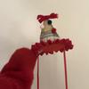 Red Velvet Christmas Hair Clip Shiny Sequin Xmas Headpiece Christmas Hat Hairpin  Kids
