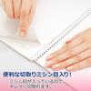 PLUS Plus Ring Notebook A4 6.5mm ruled line 30 sheets 3 books RS-230-3P 3 colors included 76802