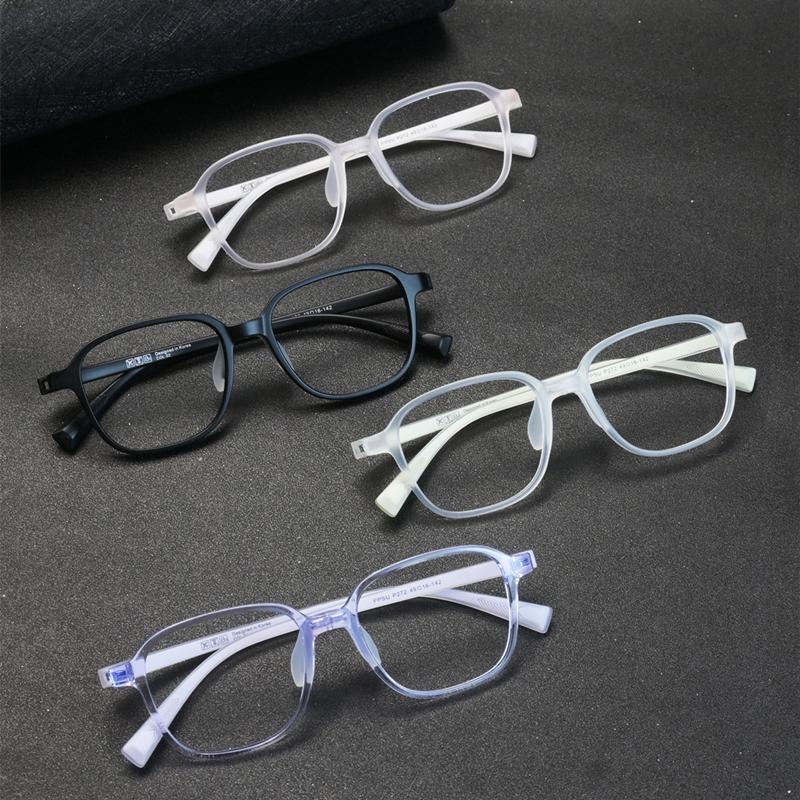 High Quality Ultralight Silicone Material Glasses Frame For Men And Women Myopia Hyperopia Prescription Glasses