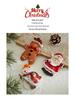 Retro Gingerbread Man Christmas Tree Ornaments: Cute Resin Refrigerator Magnets