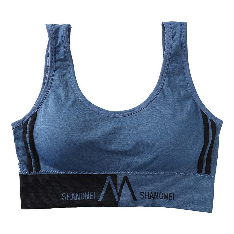Beautiful back no steel ring sports shock-proof underwear women's suspenders small vest tube top small chest gathering anti-sagging bra thin